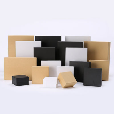Maßgeschneiderte weiße Papierbox für handgefertigte Verpackungen für recycelbare Produkte