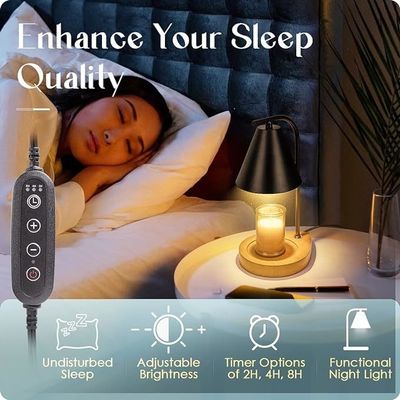 Retro Holzbasis Wohnkultur Wachsschmelz für kundenspezifische Größe Kleine und große Gläser Kerzen