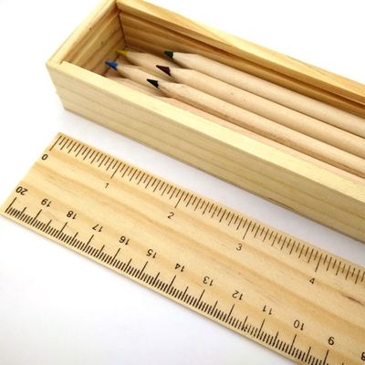 Mehrzweckholz-Stiftschachtel mit TIMBER-Holztyp und solider Materialstruktur