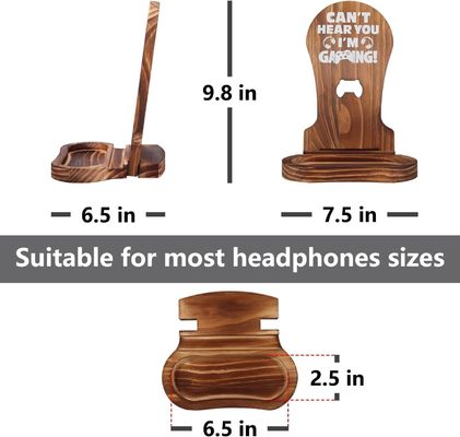 Hotel Wohnzimmer Bad Dekoration Holz Headset Stand Dekorationen für Gamer Teenager Boy