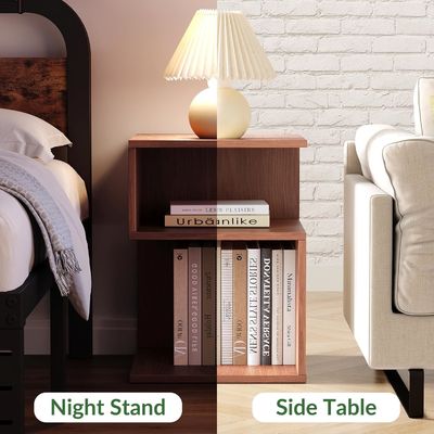 Kleine Räume Schlafzimmermöbel Minimalistisch 3 Stufe Endtisch mit offener Lagerung