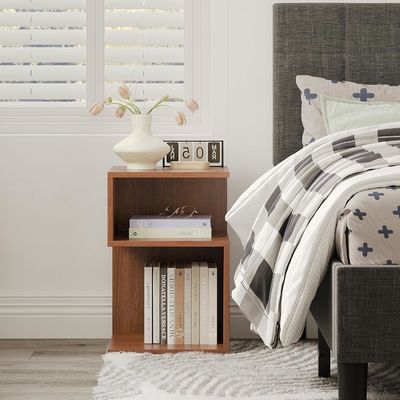 Kleine Räume Schlafzimmermöbel Minimalistisch 3 Stufe Endtisch mit offener Lagerung