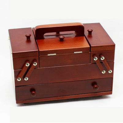 Geschenkgeschäfte Gewerbekäufer Bequeme Näharbeit Holz Nähbox 5 Tage Lieferung