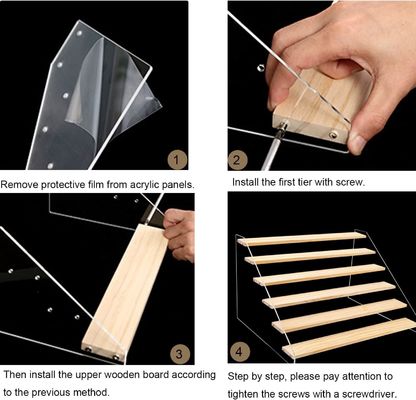 Aufbewahrungshalter Regal für Sammlerstücke Popfiguren Cupcakes Parfüms Desserts