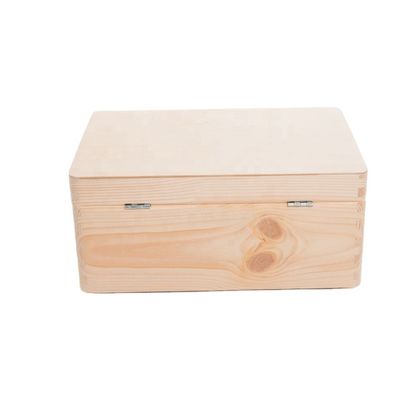 Bestellung auf Wunsch Akzeptiert Rechteck Unfertiges Dekorationslager Holzverpackungskiste