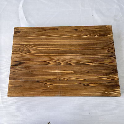 Anpassungsgestaltungen akzeptiert Rustikale rechteckige Holzbedienung mit Metallgriffe