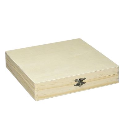 Unfertige Holz-Zigarrenboxen für umweltfreundliche Verpackungen und Stempeldruck