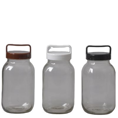 Stilvolles und transparentes Glasfach mit farbiger Kunststoffhülle 100% Lebensmittelsicherheit