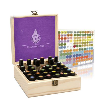 Unfertige Verpackung Doterra Etherölbox aus Holz mit individuellem Logo akzeptabel