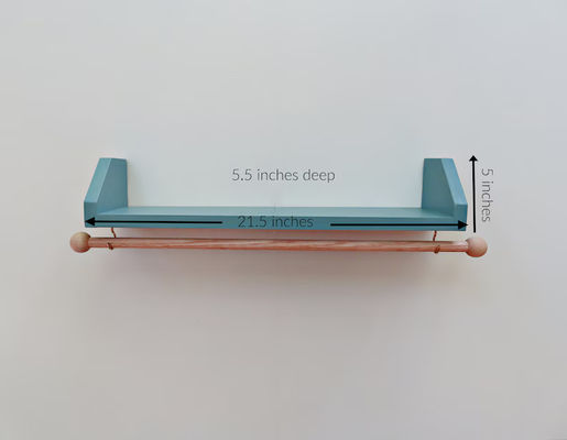 Wie Sie wünschen Blaues Kinderregal mit Kleiderhänger Ordnen Sie die Kleidung Ihres Kindes