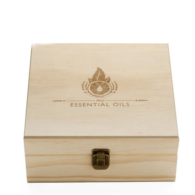 Unfertige Verpackung Doterra Etherölbox aus Holz mit individuellem Logo akzeptabel