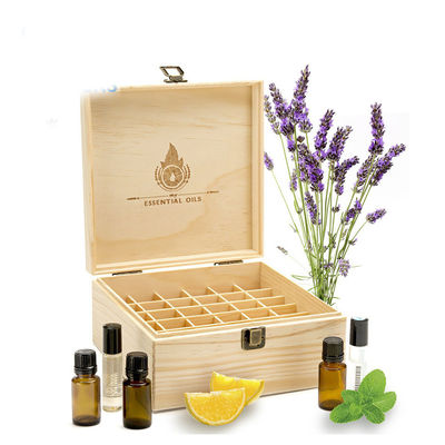 Unfertige Verpackung Doterra Etherölbox aus Holz mit individuellem Logo akzeptabel