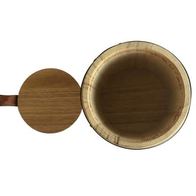 Natürliche Holzfässer Handwerk Dekoration mit kundenspezifischem Logo akzeptabel und Geschenk
