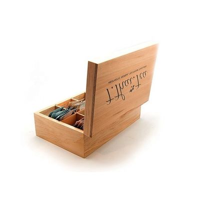 8 Teebüro aus Holz in einfachen Farben, geeignet für den Seidenschirm