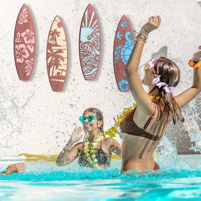 Sommer Hawaiian Tropische Surfbretter Dekor für die Wand auf Wunsch Party Strandkunst