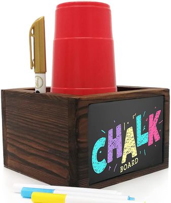 Doppel-Weiß Kiefer-Solo Einweg-Taschenhalter für rustikales Party-Versorgung