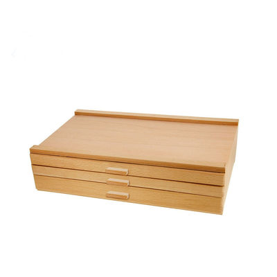 Luxus Holzorganisator Schmuckschachtel mit Schubladendruck