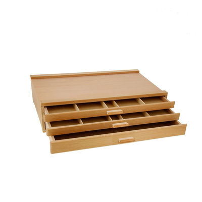 Luxus Holzorganisator Schmuckschachtel mit Schubladendruck