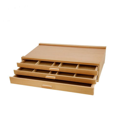 Luxus Holzorganisator Schmuckschachtel mit Schubladendruck