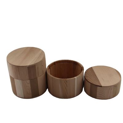 Polierter Griff, benutzerdefiniertes Logo, akzeptabel, Cedar Holz Kerze mit Holzdeckel