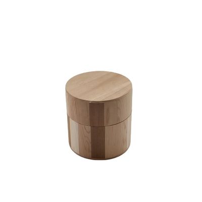 Polierter Griff, benutzerdefiniertes Logo, akzeptabel, Cedar Holz Kerze mit Holzdeckel