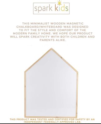 Geschenkgeschäfte Haus magnetisch geformte Zeichnung Schieferplatte Whiteboard für modernen Design Stil