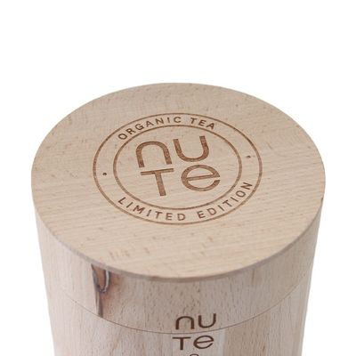Einzigartiges Design Handgefertigtes Holzglas Kostenloses Muster