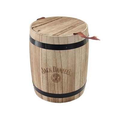 Drucken von verbrannten Holzkaffeefässern Einfaches und nützliches Design perfekt für den Großkauf