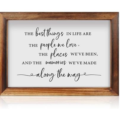 Holzwandschild für Bauernhaus Schlafzimmer Vintage Familienschild in einfacher Farbe