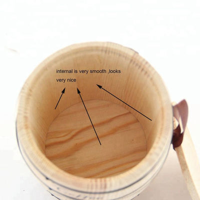 11.5 x 13.7 cm Kiefernochen-Holzfässer Die perfekte Lösung für Teepakete