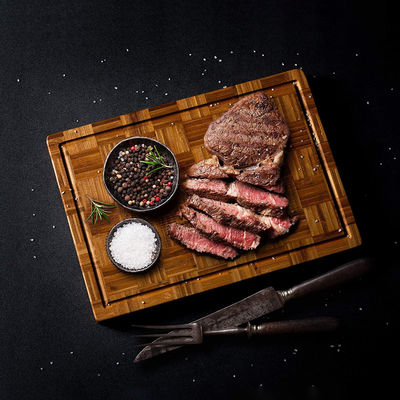 All-Season-Bamboo-Hackbretter-Set aus 3 Stücken mit Saft-Groove und Seidenbildschirmdruck