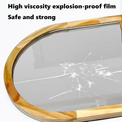 Bad Schlafzimmer Eingang Wohnzimmer Dekorationsspiegel Wandspiegel mit Regal und Mantelhaken Holzrahmen