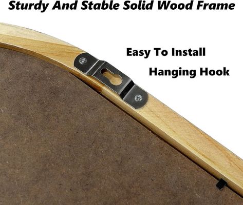 Bad Schlafzimmer Eingang Wohnzimmer Dekorationsspiegel Wandspiegel mit Regal und Mantelhaken Holzrahmen