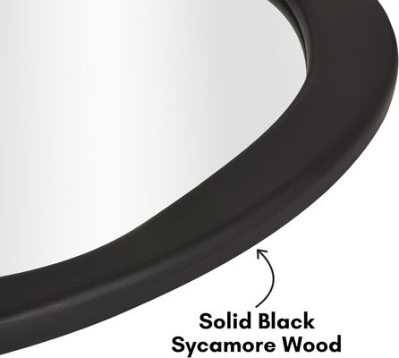 Weihnachts-Wolkenholz-Spiegel in Schwarz für Bad Wohnzimmer Eingang Schlafzimmer