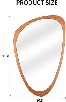 Schöne Wohnkultur Kostenlose Probe für asymmetrischen Spiegel Holz unregelmäßiger Spiegel