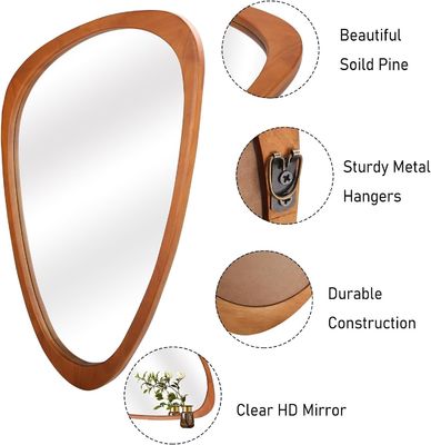 Schöne Wohnkultur Kostenlose Probe für asymmetrischen Spiegel Holz unregelmäßiger Spiegel