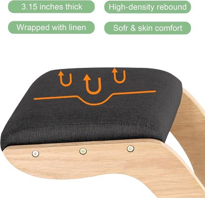 Ergonomischer Knie-Schaukel-Knie-Stuhl Moderne aufrechte Haltung Stuhl für Haus Hocker Ottoman