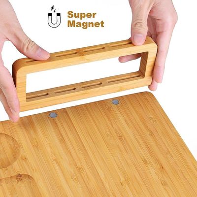 Edelstahl-Käse-Messer Bambus-Käse-Tisch-Set für die Kartoffeln und das Servieren