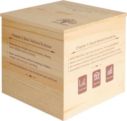 Holz Piggy Bank Bildungs-Nicht-Faltregal für Jungen und Mädchen Groß unzerbrechliches Design