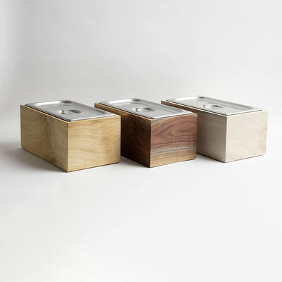 Neueste Holz-Stahl-Schreibtisch Isolierten Kompostbehälter für Küchen Lebensmittelmüll Recycling