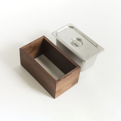 Neueste Holz-Stahl-Schreibtisch Isolierten Kompostbehälter für Küchen Lebensmittelmüll Recycling