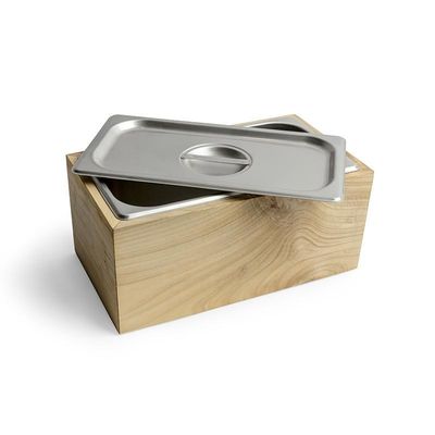 Neueste Holz-Stahl-Schreibtisch Isolierten Kompostbehälter für Küchen Lebensmittelmüll Recycling