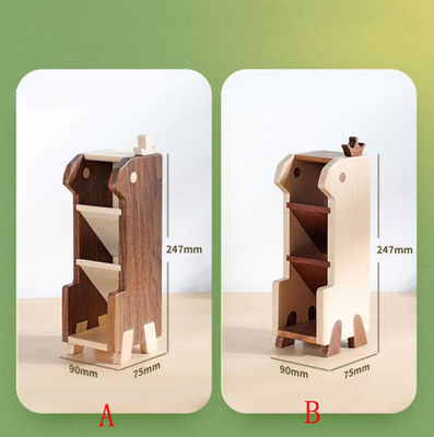 Holz-Mehrschicht-Schreibtisch-Stift-Stand für Büro- und Studienorganisation
