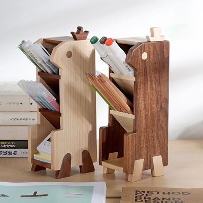 Holz-Mehrschicht-Schreibtisch-Stift-Stand für Büro- und Studienorganisation