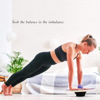 Umweltfreundliche Holz-Wobble-Balance-Board für vielseitiges Balance-Training und Heimdekoration