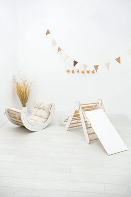 Postverpackung Y Spielzimmer Fitnessstudio Kletterer Naturholz Klettern Bogen für Kinder Lernspielzeug