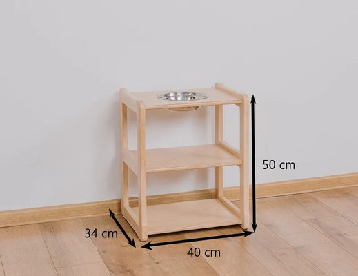 Kinder lernen Spielzeug Umweltfreundliches Kind Montessori Waschbecken mit Spiegel und zusätzlichem Brett