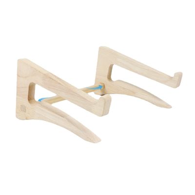 Holz Laptop-Stand für Schreibtisch 11-14 Zoll Kompatible abnehmbare Notebook-Halter Mount