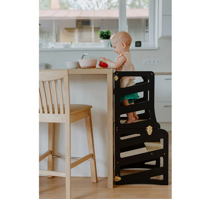 All-Season Foldable Kids Küchenturm Modernes Design mit 3in1 Helper Turm und Rutsche