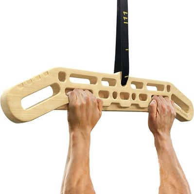 Hohe Quantität Vorteil umfassende Fitness-Übung Funktion mit Holz Hangboard